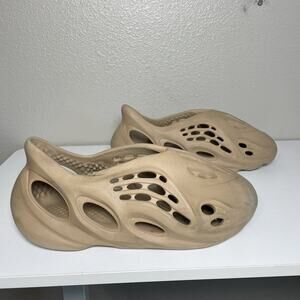 adidas Yeezy Foam Runner Beige Men's Breathable Slip-On Rubber Shoes Size 12